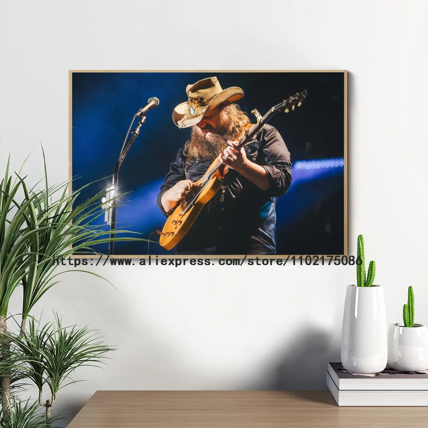 chris stapleton Singer Decorative Canvas Posters Room Bar Cafe Decor Gift Print Art Wall Paintings 11 - Chris Stapleton Store
