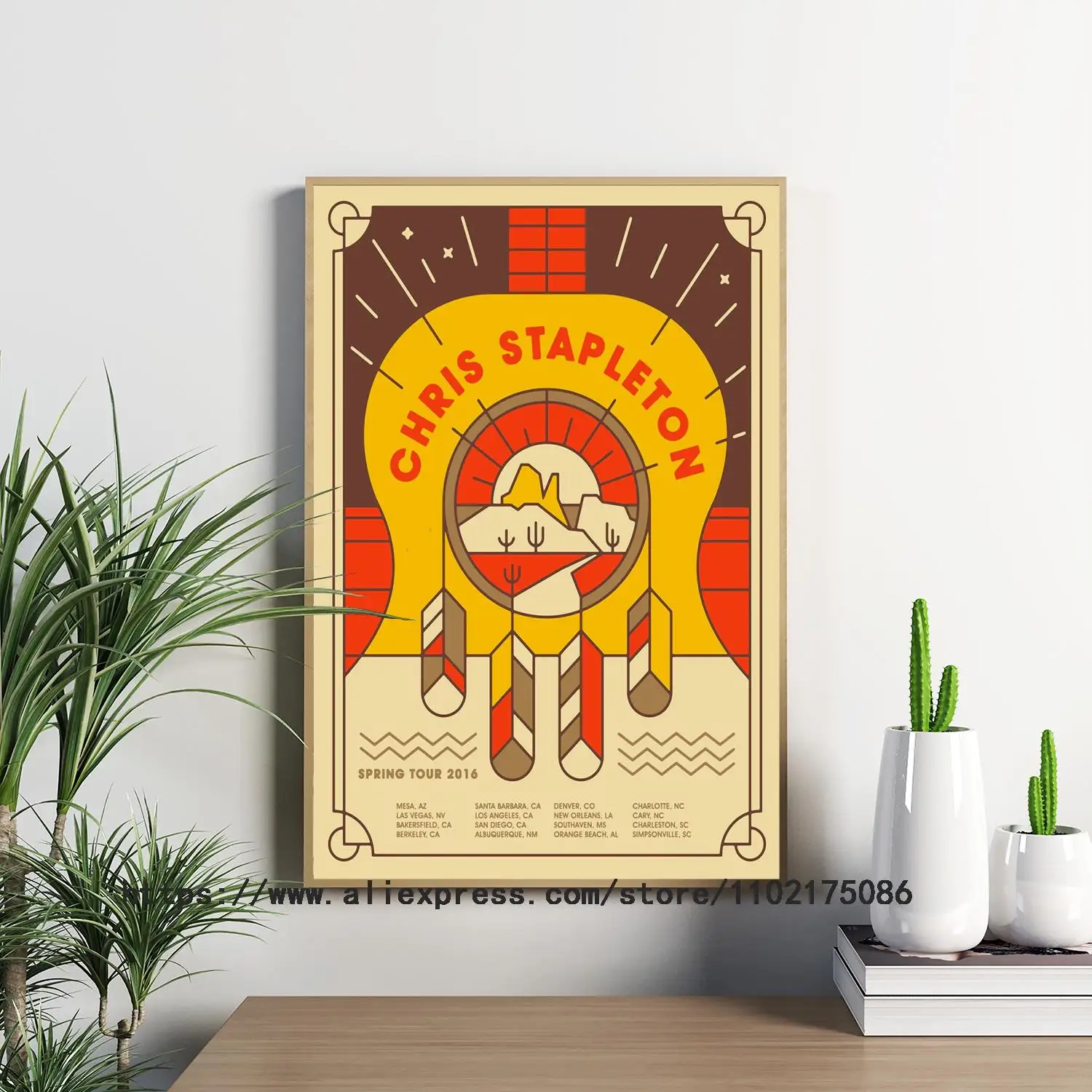 chris stapleton Singer Decorative Canvas Posters Room Bar Cafe Decor Gift Print Art Wall Paintings 18 - Chris Stapleton Store