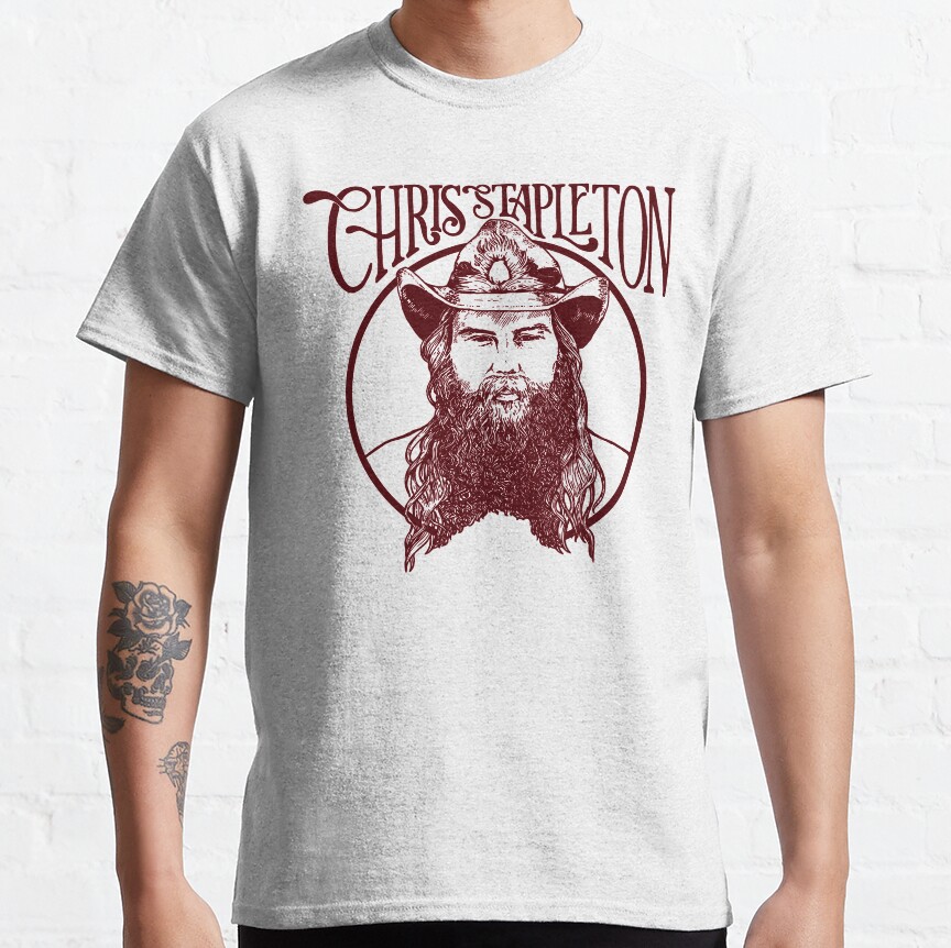 ssrcoclassic teemensfafafaca443f4786front altsquare product1000x1000.u1 35 - Chris Stapleton Merch