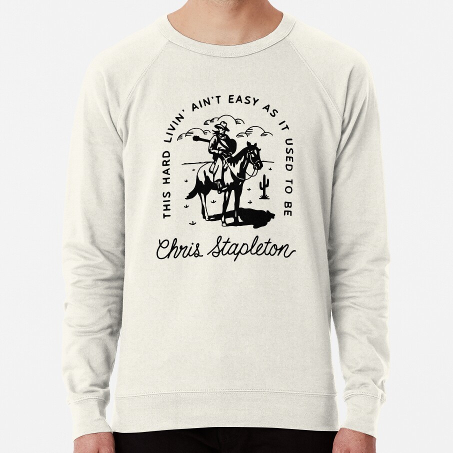 ssrcolightweight sweatshirtmensoatmeal heatherfrontsquare productx1000 bgf8f8f8 10 - Chris Stapleton Merch